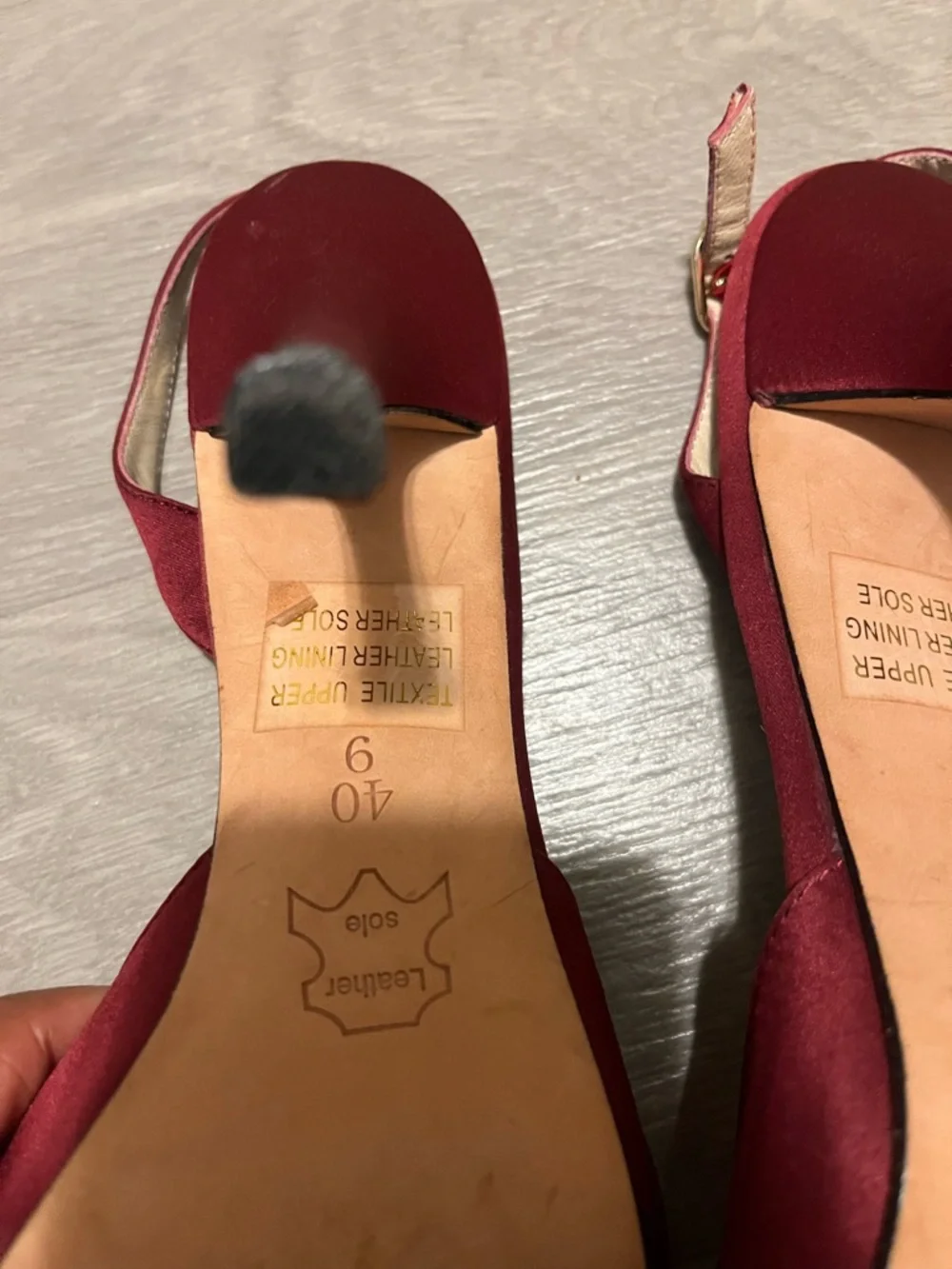 BCBGMaxAzria Red Satin Bow‎ Slingback Heels